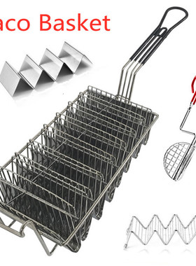 Taco Pancake Cake Toast Holder Stand Rack Shells basket