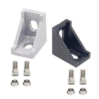 20sets 2028 3030 Aluminum Profile Connector, 1set: 1pc Corne