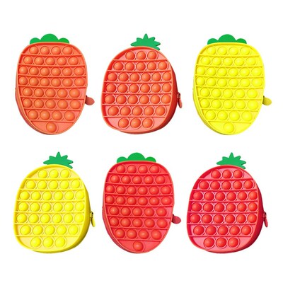 Finger Toy  Pen Case Push Bubble Silicone Austism Antistress