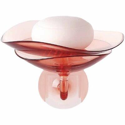 Peral Shape Uncovered Soap Dishes Punch Free Self Draining