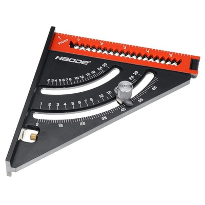 Folding Square Multi-Function Triangle Ruler Aluminum Alloy