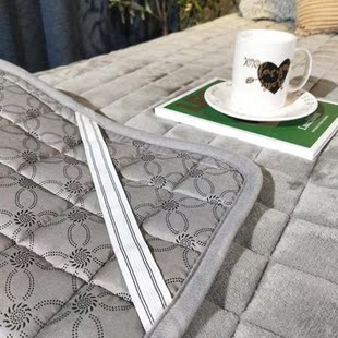 Winter Thicken Warm Flannel Bed Sheet Cover Skid Resistant Q