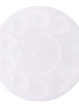 10-Well Round Professional Strong&Light Plastic Paint Pa