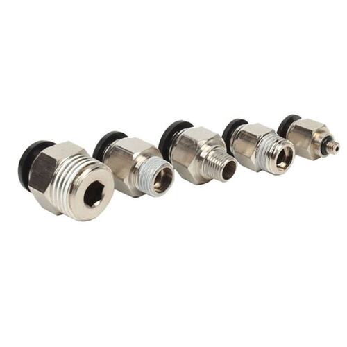 1PC Blcak End PC4 to PC16 Hose Tube Push Into M5 1/8 1/4 3