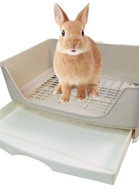 Large Rabbit Toilet Box Trainer Potty Corner Tray Litter
