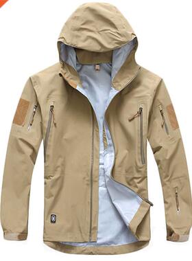 Chaqueta táctica militar impermeable para hombre,