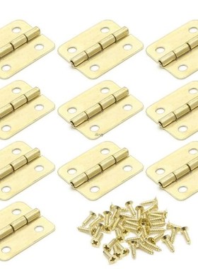 10x Kitchen Cabinet Door 4 Holes Drawer Hinges Jewelry Box F