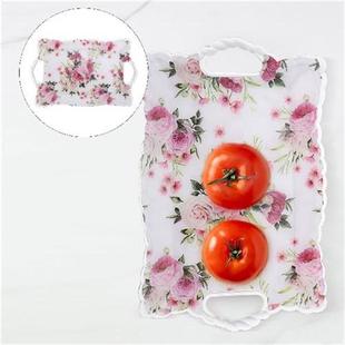 Plate Tray Serving Fruit Plates Dessert Dish Snack Trays