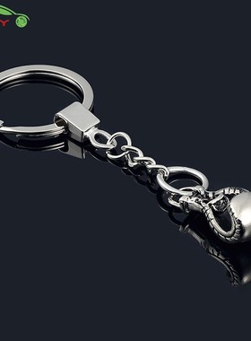 Boxing Gloves Metal Car Keychain Auto Motorcycle Key Ring fo
