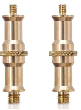 2 Pieces Standard 1/4 to 3/8 inch Metal Male Convertor Threa