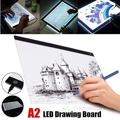 USB A2 LED Drawing Board Track Comics Tool Light Box Drawing