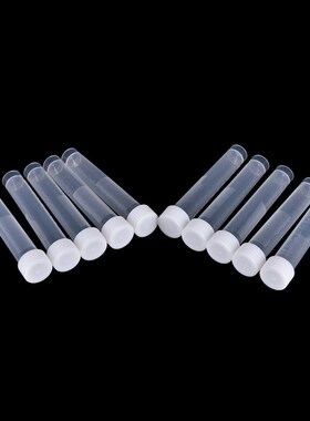 10pcs 10ml Plastic Frozen Test Tubes Vial Seal Cap Container