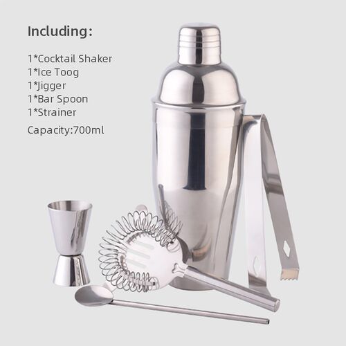 Wine Coctelera Batidora Boston Recipe Mixer Shaker Bartender