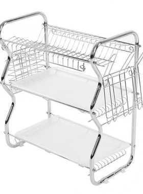 3 Tiers Home Kitchen Dish Plate Bowl Cup Drying Rack Drainer