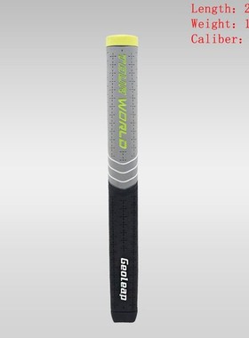 Golf putter grip rubber pistol contour three colors two size