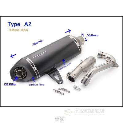 Xmax 250 300 exhaust motorcycle Xmax 250 Modified Exhaust Mu