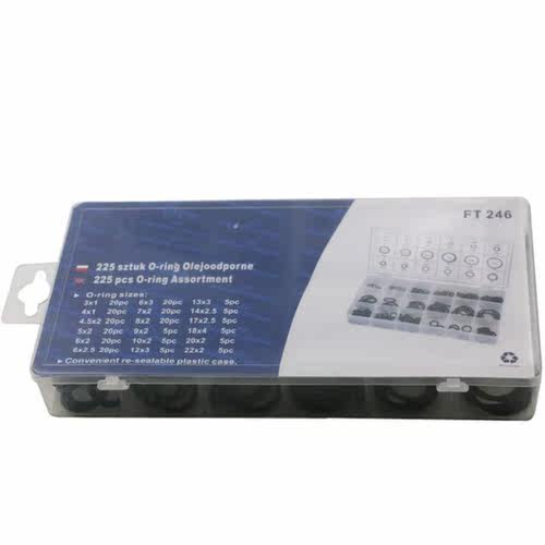Hardware tools 225pcs sealing ring machine repair parts seal