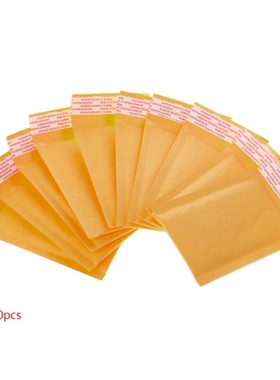 10 Pcs Kraft Bubble Mailers Yellow Padded Mailing Bags Paper