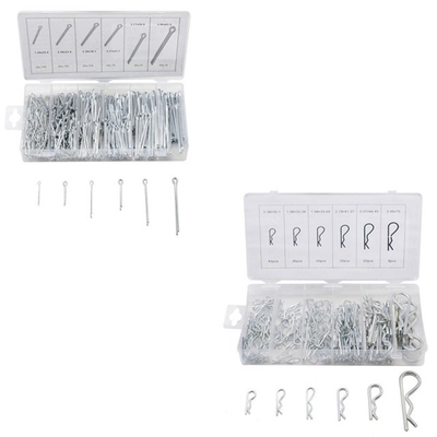 150pcs 555pcs fasteners R type split cotter pin safety cotte