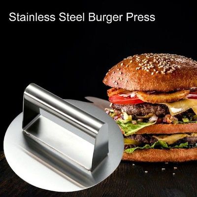 Utensils For Kitchen Stainless Steel Round Burger Smasher