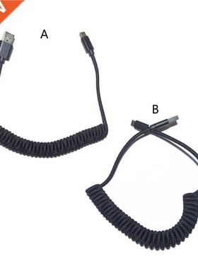 Type C Micro Coiled Cable Wire Mechanical Keyboard GH60 USB