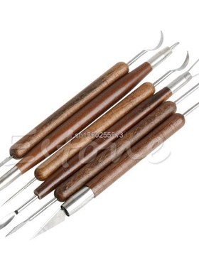 6Pcs DIY Pottery Clay Wax Sculpture Carving Modelling Hobby