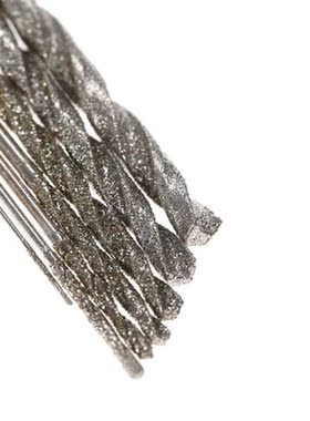 Meterk 7pcs Drill bit set High Hardness Diamond Coated Twist