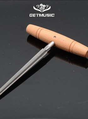 Violin Viola Peg Hole Reamer 130 Taper Wood Handle for Luth