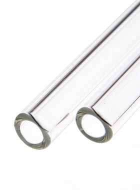 4Pcs/Set Glass Straw 200mm*8mm Reusable Glass Drinking Straw