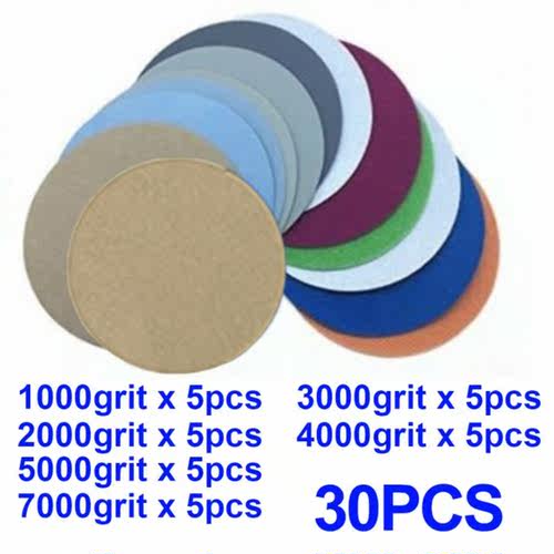 5 Inch Abrasives Sanding Disc Wet & Dry Hook And Loop Grindi