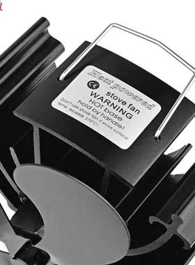 4 Blade Heat Powered Stove Fireplace Eco Fans Silent Fuel Sa