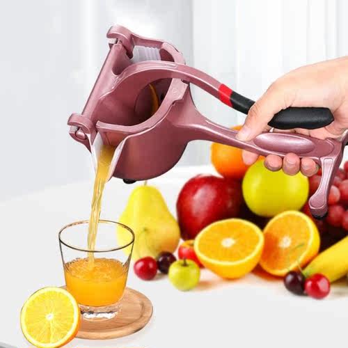 Manual Juice Squeezer Aluminum Alloy Hand Pressure Juicer Po