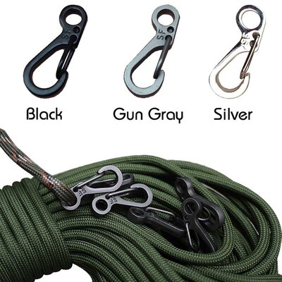 10Pcs/lot Mini Carabiner Camping EDC Survival Climbing SF Sp