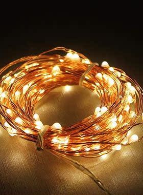 12/22m 100/200LED USB Copper Wire String Light Wedding Home