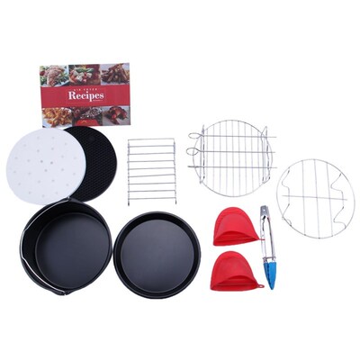 Air-Fryer-Accessories-Set 10pcs Fit of 7-Inch All-Standard