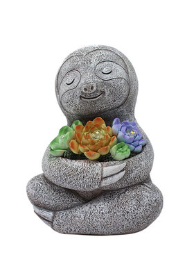 Cactus Plants Pots Indoor Gardening Planters Sloth Shaped