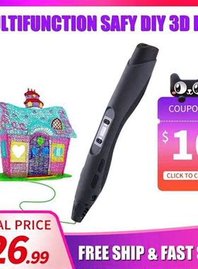 Enotepad SL300 3D Printing Pen Support ABS PLA Filamant 1.7
