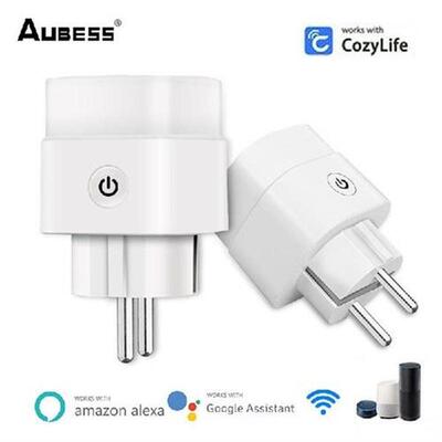 Aubess 5PC Smart EU Plug 16A WIFI Wireless Remote Socket