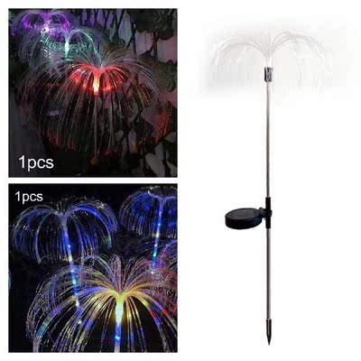 Decorative Solar Jellyfish Stake Lights Night Light Color