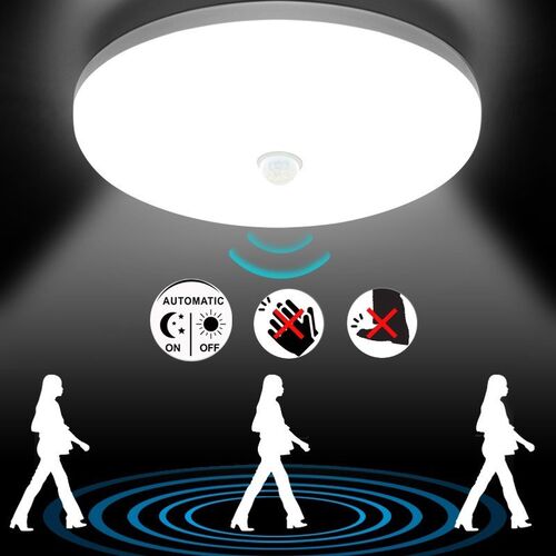LED Ceiling Lights PIR Motion Sensor Smart Home Lighting AC8