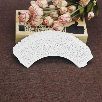 50pcs Hlow Artistic Bake Cake Wrappers Paper Cups Wedding
