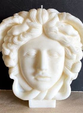 Candle Wax Mold Woman Face Silicone Plaster Silicone Mould