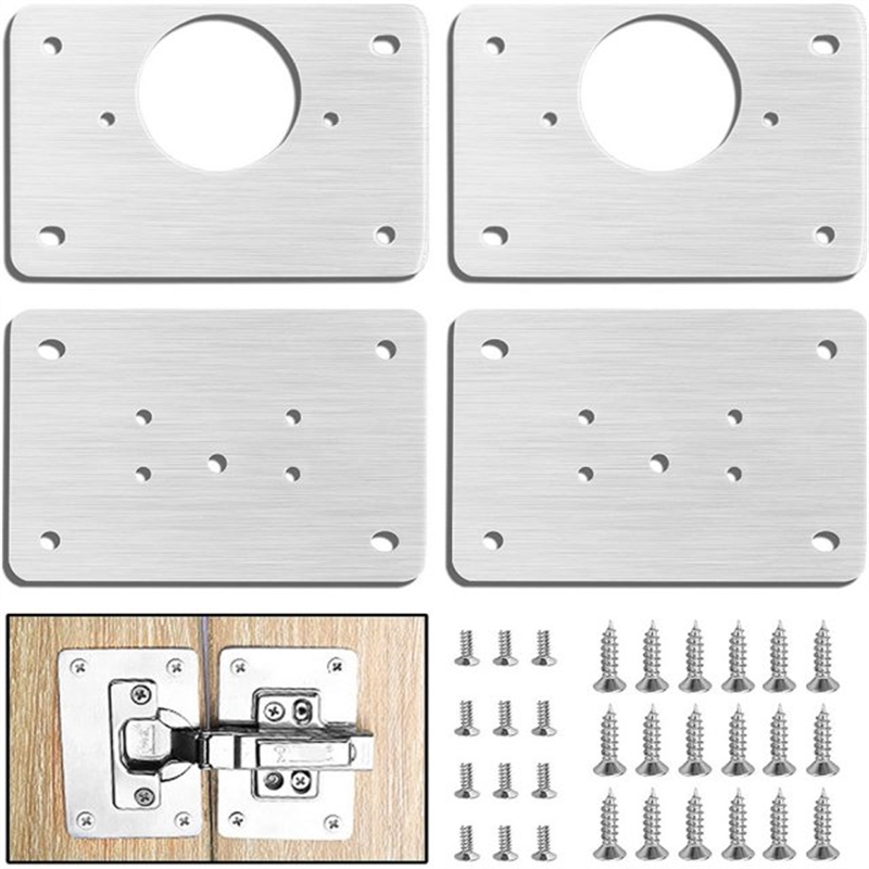 8/10Pcs Hinge Repair Plate For Cabinet Furniture Drawer Chai