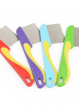 2021 Dog Long Tooth Seahorse Flea Comb Hair Remove Flea Cat