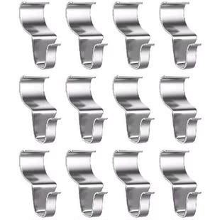 12pcs Vinyl Siding Clips S Shaped Hook Stainless Steel