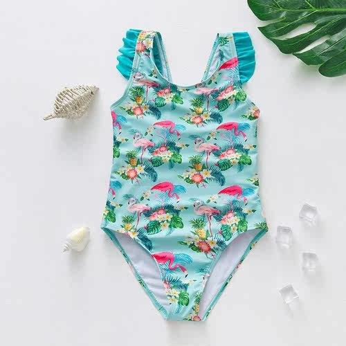 New 2021 Girls Swimwear 2~9Year Toddler Baby Girls Swimsuit