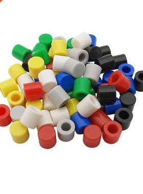 100Pcs/lot Plastic A56 Cylindrical Button Cap Cover for 6x6m