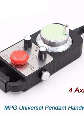 Universal Cnc 4 Axis Mpg Pendant Hand Wheel 100 Pulse 5V &am