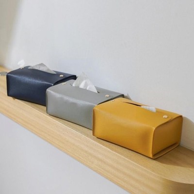 Paper Box Home Living Room Ins Wind Napkin Tissue Box Pu Hig