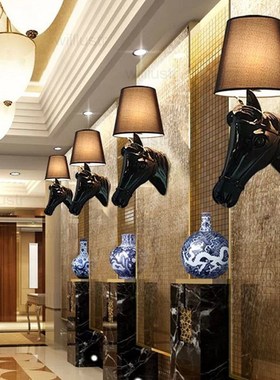 horse wall lamp modern wall sconce wall light The horse lamp